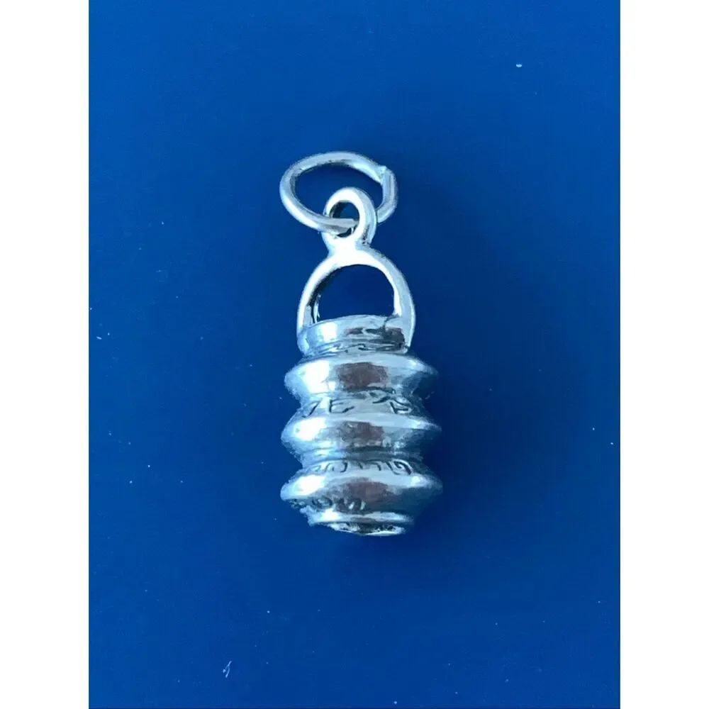 .925 Chinese Lantern Sterling Silver Jewelry Charm #party #Asian celebration